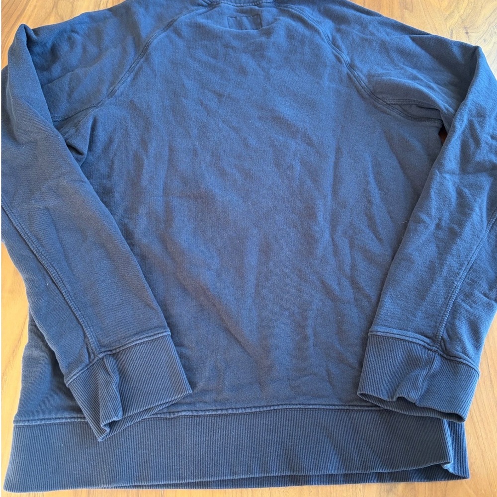 Pact Organic Cotton French Terry Sweatshirt Black Crew Neck Womens Medium - Picture 10 of 10